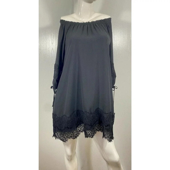 Ann Taylor Dresses & Skirts - Ann Taylor Loft Sheer Lace Off The Shoulder Dress